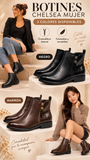 Botín de Mujer Elegante con Tacón Bajo y Cremallera Lateral AX9676
