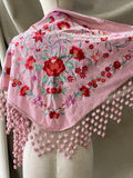 M00 MANTONCILLO BORDADOS ROSA MANT7999