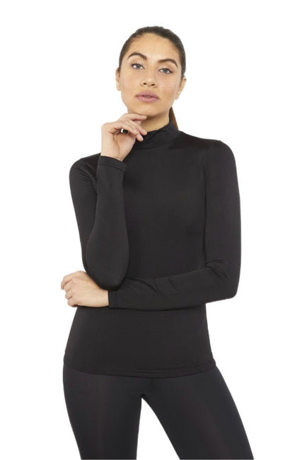 Camiseta térmica mujer cuello mediano (manga larga)