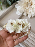 Conjunto Flamenco de Flores – Pendientes y Peineta - FELIZ SHOPPING 
