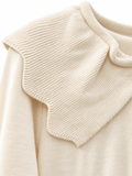 Jersey de Punto con Cuello Grande y Lazo – Talla Única 26989