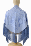 Mantón Flamenco Bordado con Flecos -Mantoncillo de Flamenca -Varios Colores 270034 Tk26