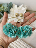 Conjunto Flamenco de Flores – Pendientes y Peineta - FELIZ SHOPPING 