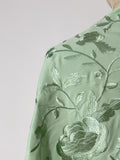 L01-270034 MANTON BORDADO FLRCO CORTO VERDE AGUA