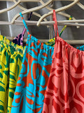 Vestido de tirantes estampado – Talla única v307