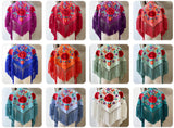 Mantón bordado con flecos para flamencos 270053 - FELIZ SHOPPING 