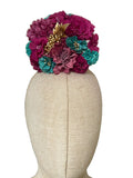 Ramillete de Flores Flamenca Hecha a Mano con Flores de Tela TK-26-f16 - FELIZ SHOPPING 