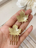 BROCHE Y PEINETA OJA BRO499