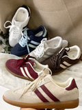 Zapatillas Retro Unisex de Ante -Cómodas, Casual y Antideslizantes B660
