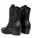 Botines Cowboy de Mujer con Tachuelas – Punta Fina y Tacón Cómodo SV003