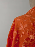 L01-270034 MANTONCILLO BORDADO  NARANJA MANT6999