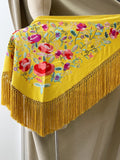 LM270039 MANTONCILLO BORDADO FLORE MOSTAZA 31 MANT6999 - FELIZ SHOPPING 
