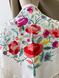LM270039 MANTONCILLO BORDADO FLORE BLANCO 29 MANT6999 - FELIZ SHOPPING 