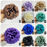Pinza de pelo con rosa 3D- 11CM DIAMETRO pin699