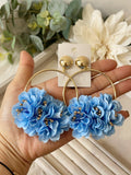 Conjunto Flamenco de Flores – Pendientes y Peineta TK-26-p - FELIZ SHOPPING 
