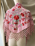 M00 MANTONCILLO BORDADOS ROSA MANT7999