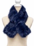 Bufanda de Pelo Sintético para Mujer – Suave, Cálida y Elegante – 94 × 13 cm 270063