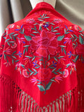 LA-MOD13 MANTONCILLO BORDADO ACAPULCO ROJO MANT7999
