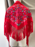 LA-MOD13 MANTONCILLO BORDADO ACAPULCO ROJO MANT7999