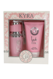 KYRA pack regalo mujer Christmas ELIJE LA FRAGANCIA INSPIRADA EN ROSA - bianco latte - 1 set perfume 100ml + crema corporal 150 ml