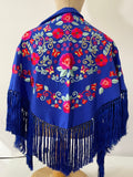 Mantón Flamenco Bordado con Flecos -Mantoncillo de Flamenca -Varios Colores Tk26