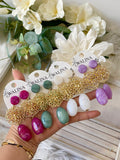 PENDIENTE FLAMENCO CON PIRDRA NATURAL PEN999 - FELIZ SHOPPING 