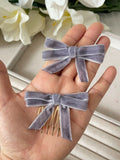 Broche Peine para el Cabello con Lazo de Terciopelo (Varios Colores) Tk-26-bro399