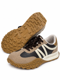 Zapatillas Casual Retro para Mujer con Suela Antideslizante y Diseño Combinado CC235
