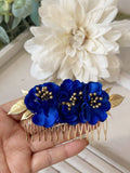 Conjunto Flamenco de Flores – Pendientes y Peineta - FELIZ SHOPPING 