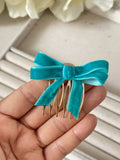 Peineta broche lazo terciopelo bro399 - FELIZ SHOPPING 