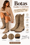 Botas cowboy de caña media estilo western K5050