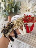 Pendientes flamencos de flor con lágrima -Largos llamativos y elegantes PEN1399 - FELIZ SHOPPING 