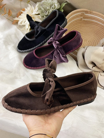 Manoletinas planas BAILARINA lazo CD-52