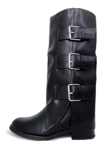 Bota negra con hi181-184