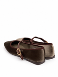Bailarinas Mary Jane para Mujer -Punta Cuadrada -Suaves y Cómodas -Correa con Hebilla YR8895