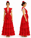 70299 Conjunto Flamenco Piquillo y Falda con Volantes (Camiseta Blanca No Incluida)