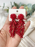 PENDIENTE ROJO PEN1099 - FELIZ SHOPPING 