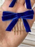 Broche Peine para el Cabello con Lazo de Terciopelo (Varios Colores) Tk-26-bro399