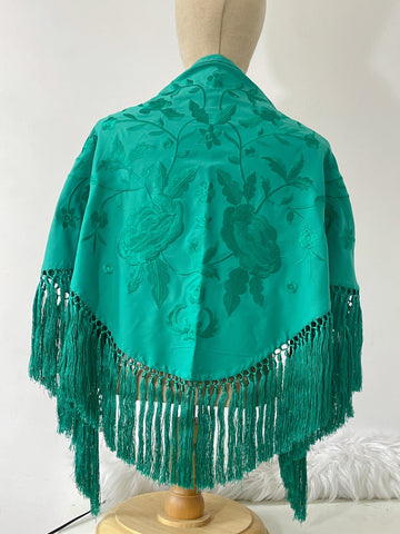 M01-270034 MANTONCILLO BORDADO  VERDE AGUA MANT6999