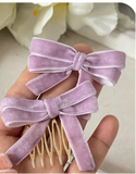 Broche Peine para el Cabello con Lazo de Terciopelo (Varios Colores) Tk-26-bro399