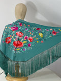 LM270039 MANTONCILLO BORDADO FLAMENCO VERDE AGUA 2 - FELIZ SHOPPING 
