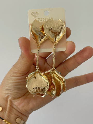 PENDIENTE FLAMENCO DORADO PEN899