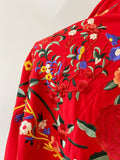 LB0367 MANTONCILLO BORDADE ROJO MANT8999