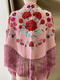 MANTONCILLO BORDADO CLAVER ROSA 270061 - FELIZ SHOPPING 