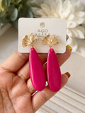Pendientes artesanales de cuentas de colores – Diseño exclusivo zpen899