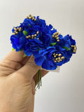 FL RAMILLETES 6U CADA FLORE 4CM DIÁMETRO FLO300 - FELIZ SHOPPING 