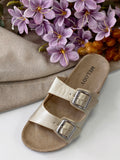 Sandalias Mujer Tipo Bio con Doble Hebilla MY103