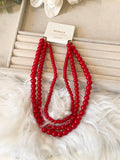 COLLAR TRES TIRAS COL1499 - FELIZ SHOPPING 