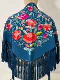 LM270039 MANTONCILLO BORDADO FLAMENCO PETROLERO 11 - FELIZ SHOPPING 