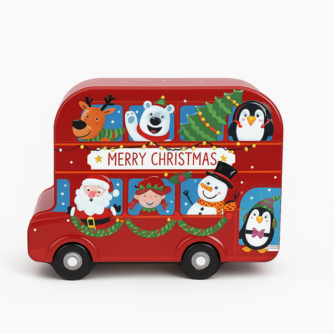 🎄 Caja de Dulces Autobús Navideño – Edición Especial 🎁 TK25